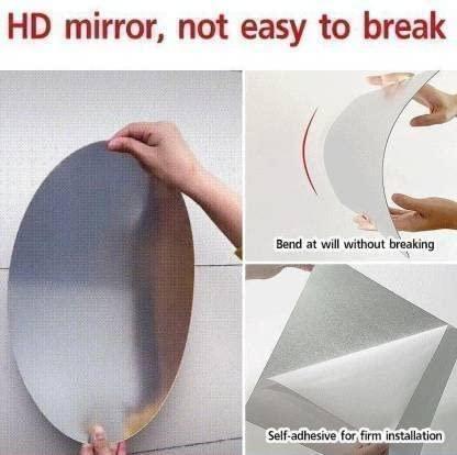 Acrylic Unbreakable Wall Mirror Set - Oval & Square Shapes - Buy 1 Get 1 Free! 🔥BUY NOW!!