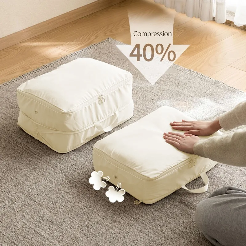 The Space-Saving Self Compression Organizer: Double Your Storage in Seconds!