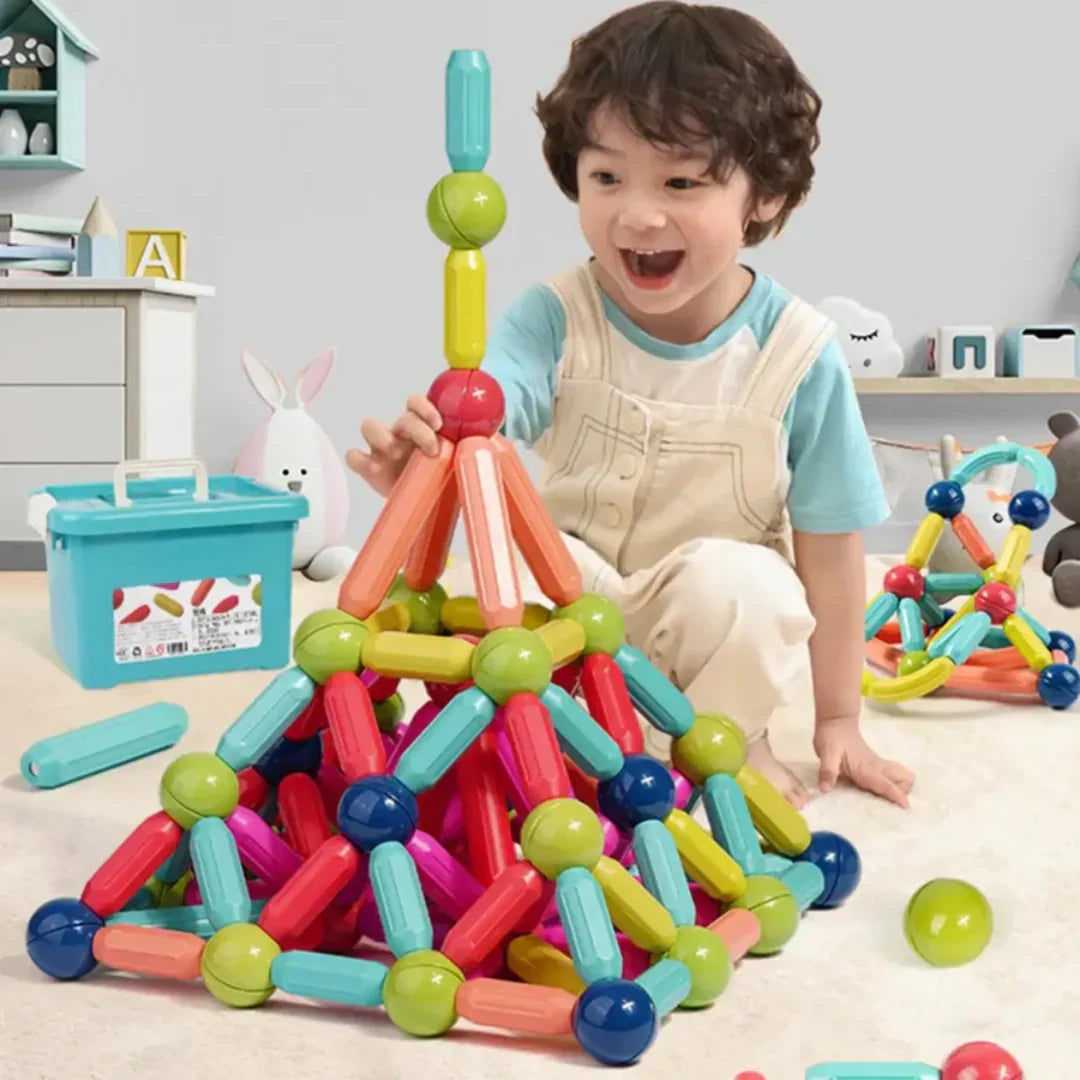 Brainy Kids Magnetic Building Blocks