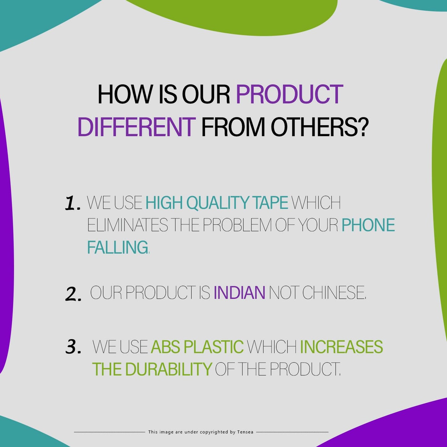 Tensea ABS Mobile Phone Charging Stand,Multi-Functional Storage Holder,Bedside Fixed Rack,Bedroom,Office Accessories,Acrylonitrile Butadiene Styrene,White 01,Portable Electronic Devices,9.9x3x8.6 cm