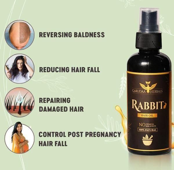 Rabbit Hair Growth Oil (Pack of 2) 🔥 BUY 1 GET 1 FREE 🔥 SALE 65% OFF🔥
