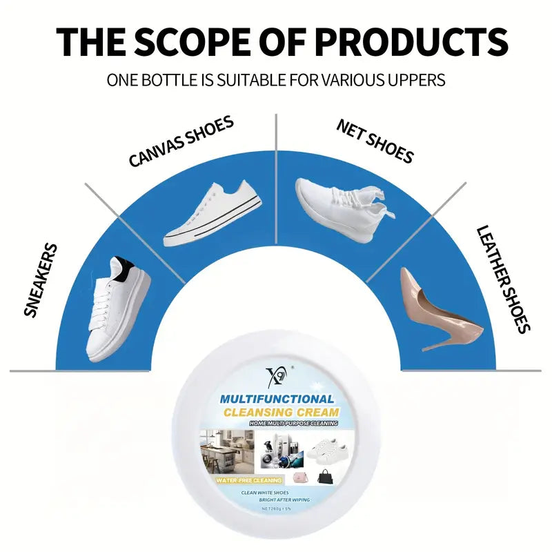 All-Purpose Shoes Stains Cleaning Cream: Your Ultimate Solution for Every Pair!