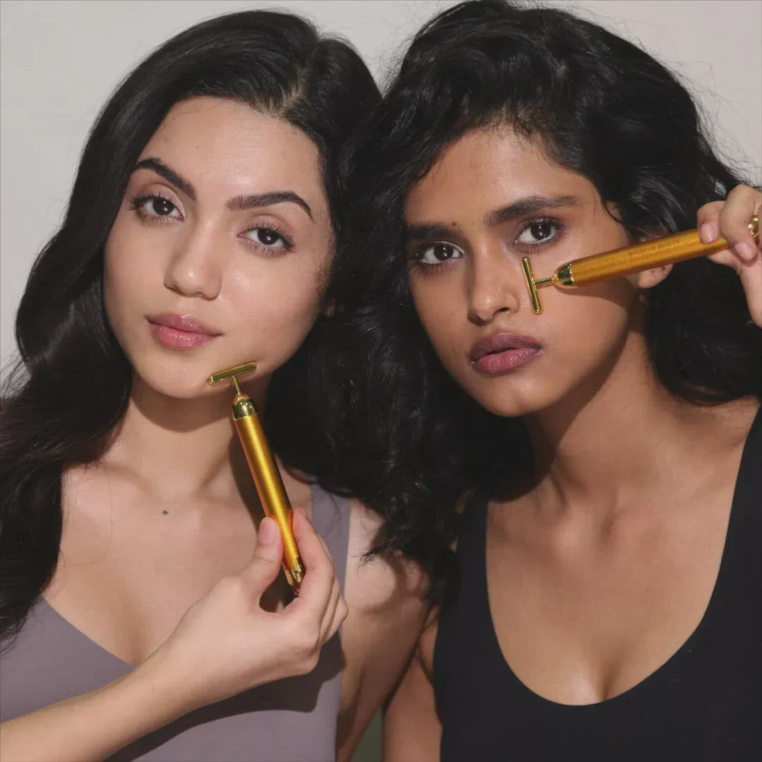 24K Gold Facial Massage Electric Roller | 🔥FLAT 61% OFF SALE🔥