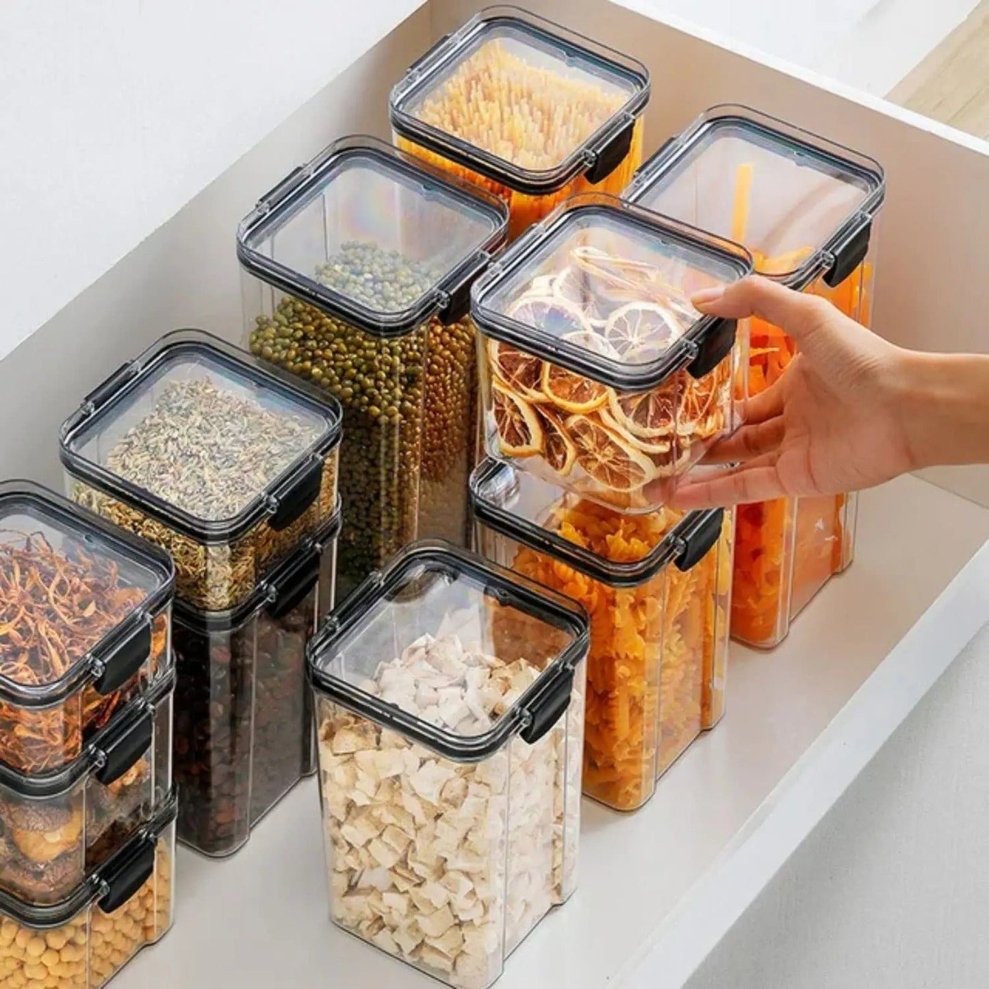 German-Quality Airtight Kitchen Storage Container Set – Durable, Stylish & BPA-Free