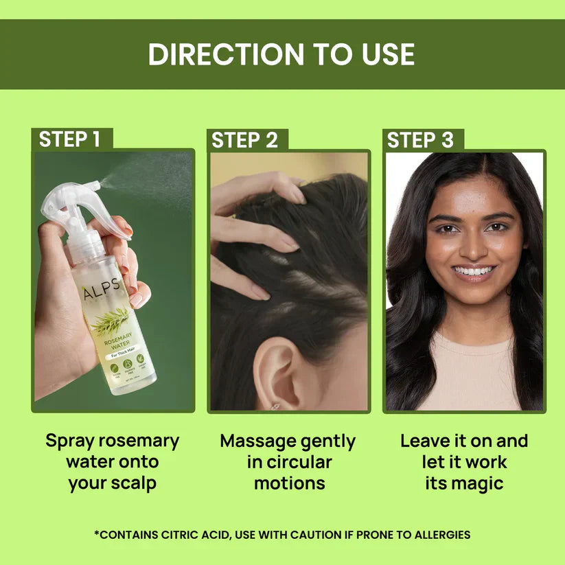Rosemary Water Spray for Hair Regrowth – 🔥BUY 1 GET 2 FREE🔥