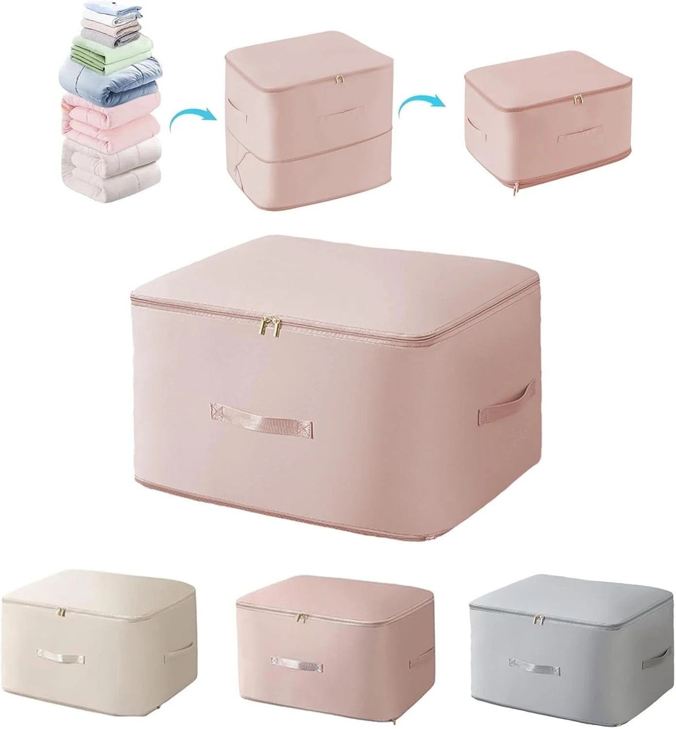 The Space-Saving Self Compression Organizer: Double Your Storage in Seconds!