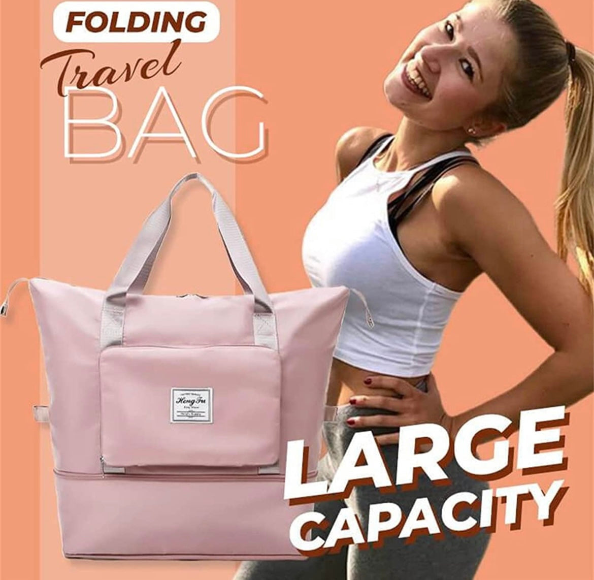 Folding travel bag