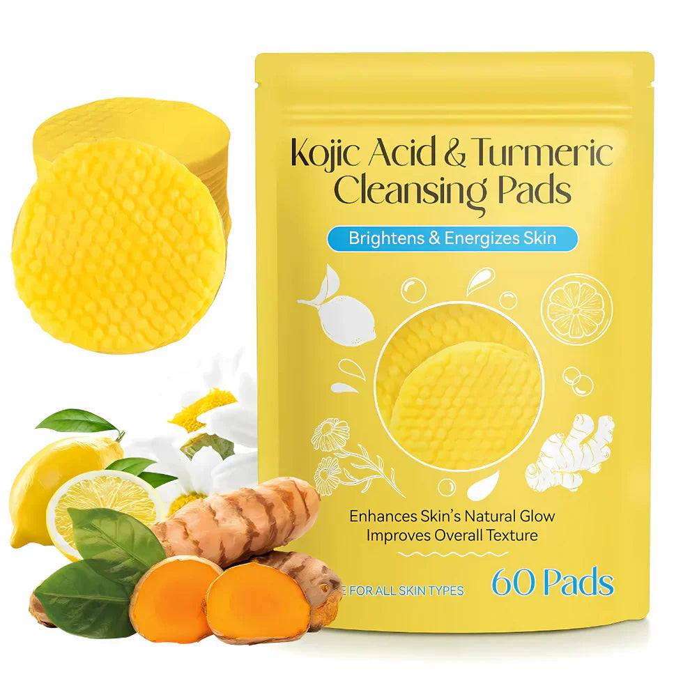 GlowWipe™ - Turmeric & Kojic Acid Cleansing Pads (Buy 1 Get 1 Free🔥) Limited Time Offer🔥🔥